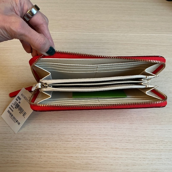 Kate Spade Lacey Wallet - Maraschino - Brand New! - Picture 7 of 8